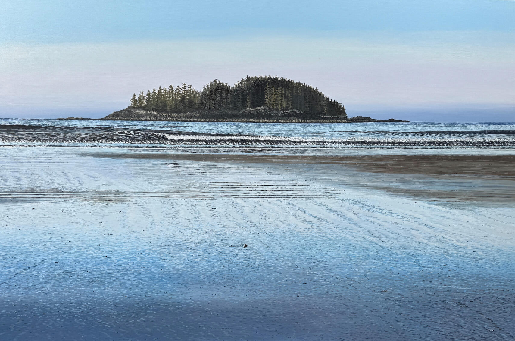 "Lennard Island", Oil on Canvas 48" x 72"x 1.5